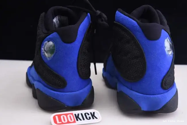 1st Kicks Shoes Black Royal Hyper Retro Jordan 414571-040 13 0605